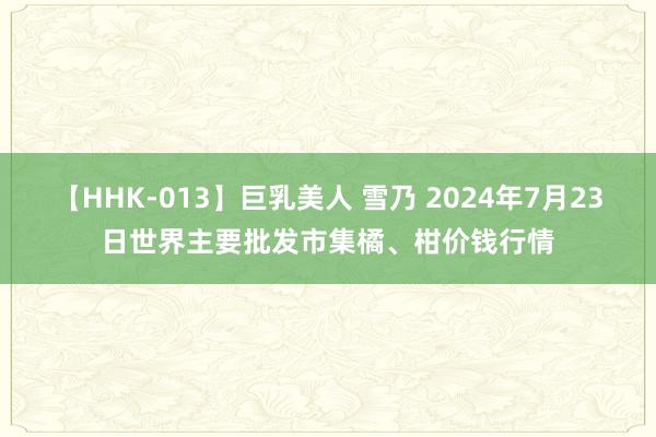 【HHK-013】巨乳美人 雪乃 2024年7月23日世界主要批发市集橘、柑价钱行情