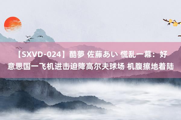 【SXVD-024】酷夢 佐藤あい 慌乱一幕：好意思国一飞机进击迫降高尔夫球场 机腹擦地着陆