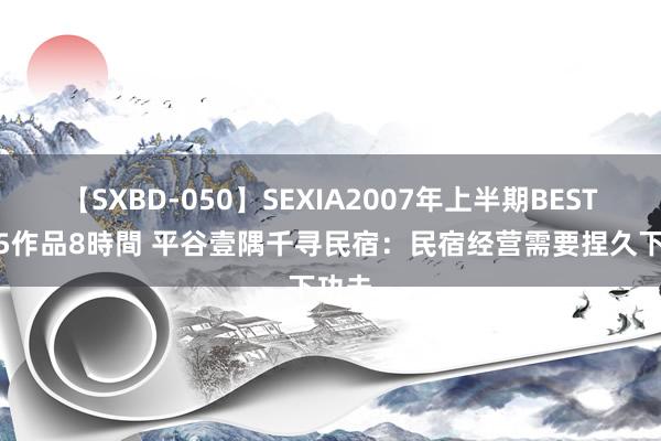 【SXBD-050】SEXIA2007年上半期BEST 全35作品8時間 平谷壹隅千寻民宿：民宿经营需要捏久下功夫
